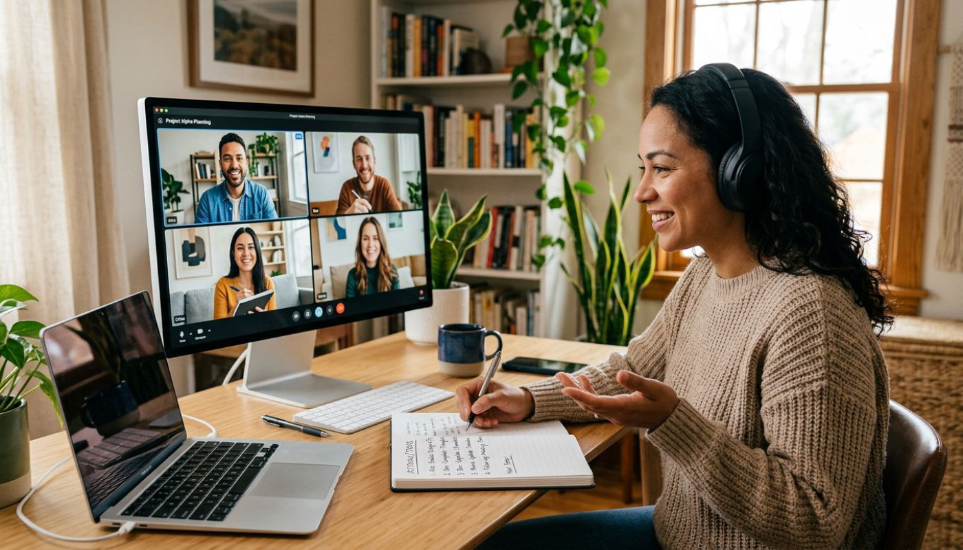 Collaborer à distance : comment la planification transforme les réunions en actions concrètes